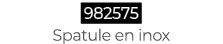 ￼ Spatule en inox 
