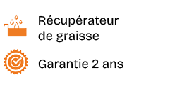 ￼,R cup rateur de graisse,￼,Garantie 2 ans