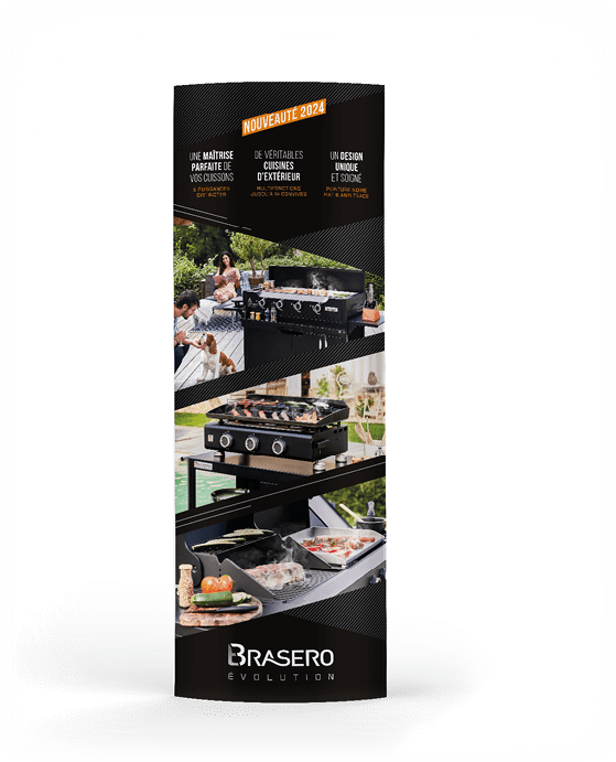 Curved totem poster light advertising display stand.