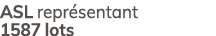 ASL repr sentant 1587 lots